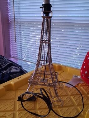 Decorative Eiffel Tower Metal Sculpture - Black